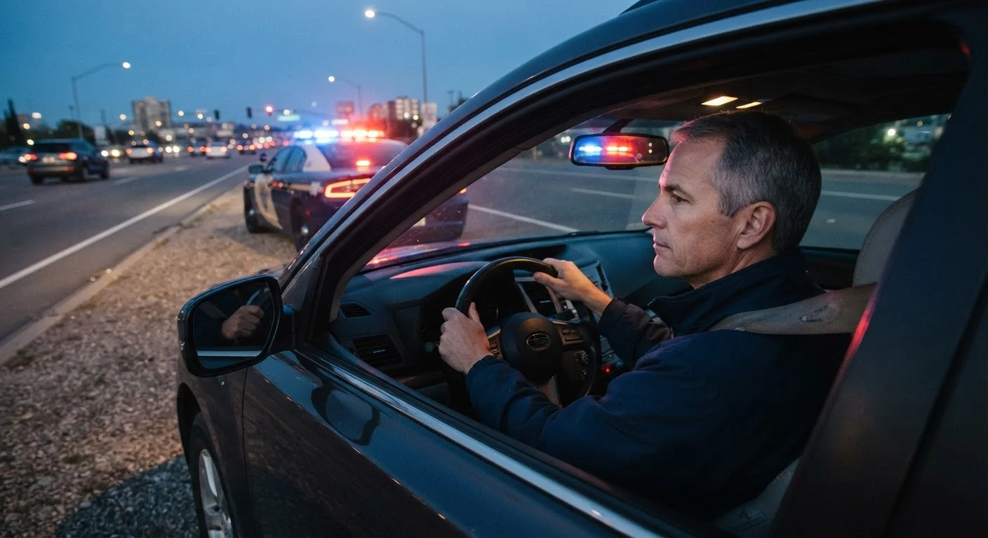A Driver's Traffic Stop Checklist: What to Do From the Moment Lights Flash