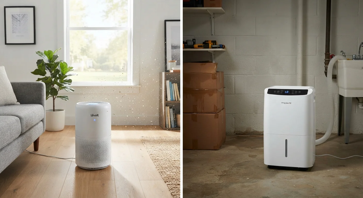 Air Purifiers vs. Dehumidifiers: Solving Different Indoor Air Problems