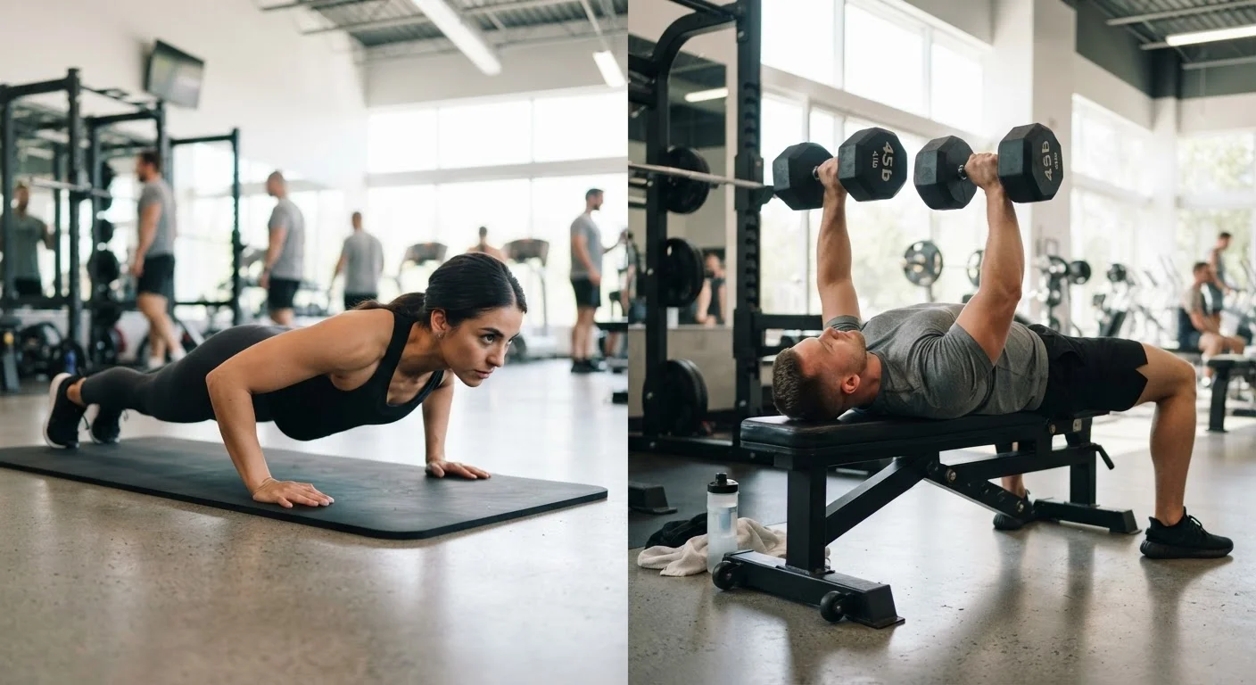 Body Weight vs. Free Weights: How Each Builds Strength Differently