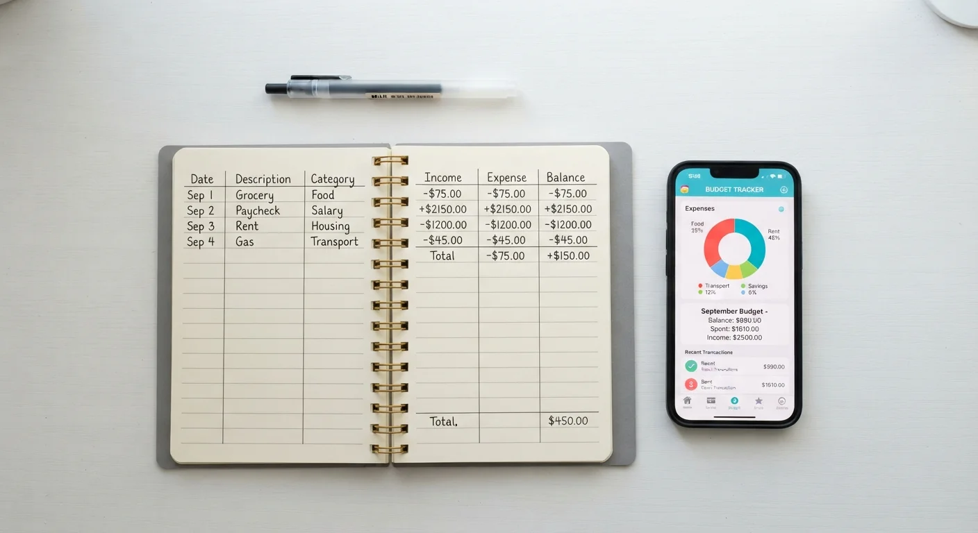 Budgeting on Paper vs. Budgeting with an App
