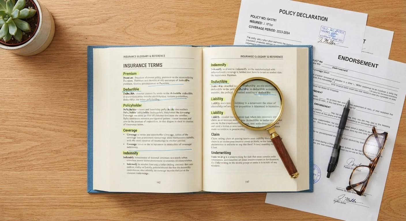 Coverage Type Glossary: Insurance Terms Defined for Everyday Readers