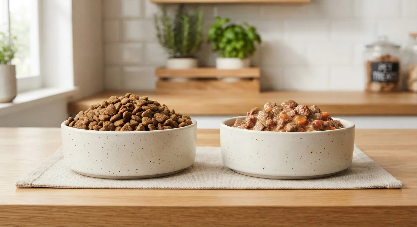Dry Kibble vs. Wet Food: What the Difference Means for Your Pet's Health