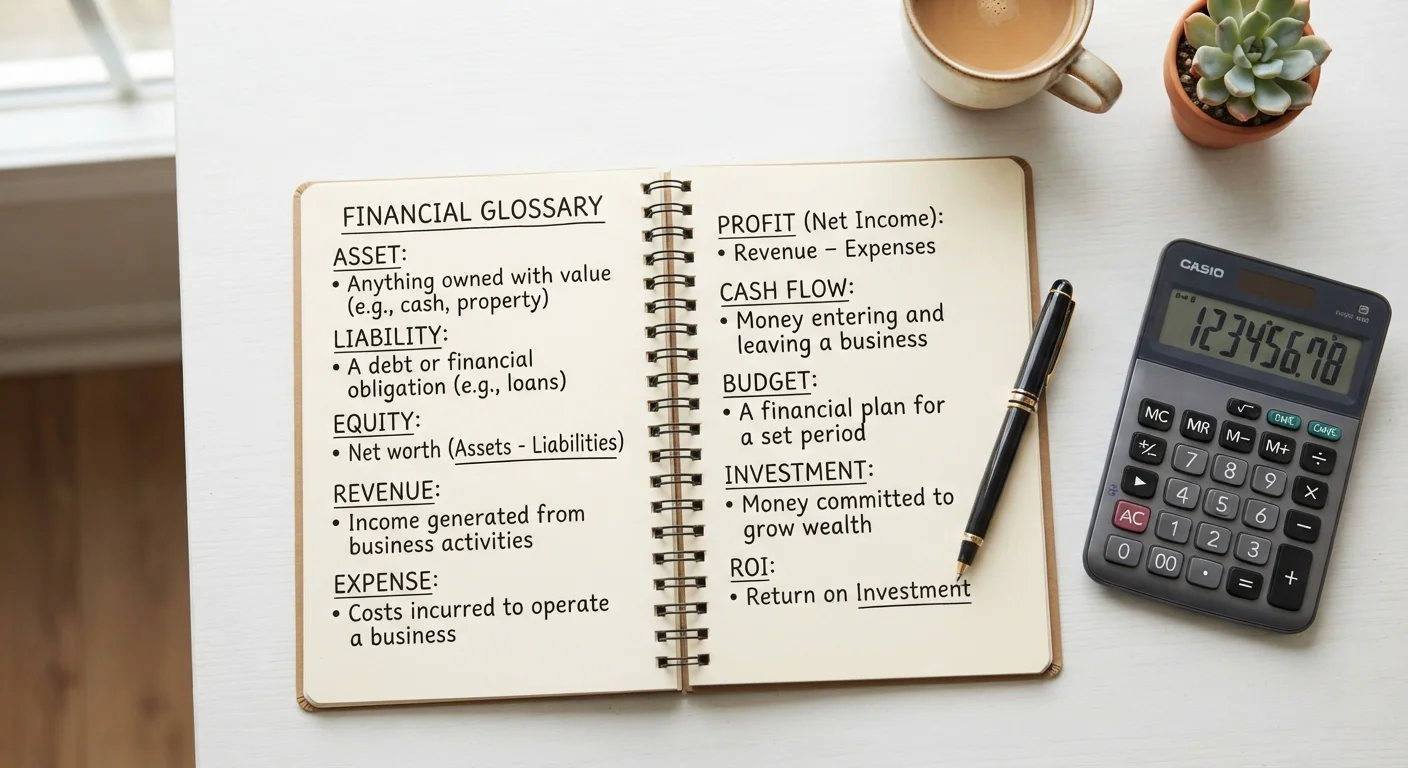 Financial Terms Every Debt and Savings Beginner Should Know