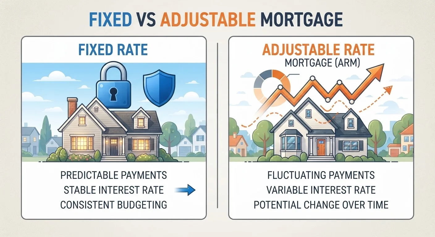 Fixed-Rate vs. Adjustable-Rate Mortgages: What Changes and What Doesn't