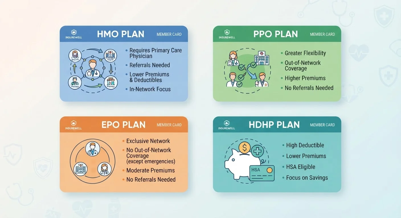 HMO, PPO, EPO, and HDHP: Sorting Out Health Insurance Plan Types