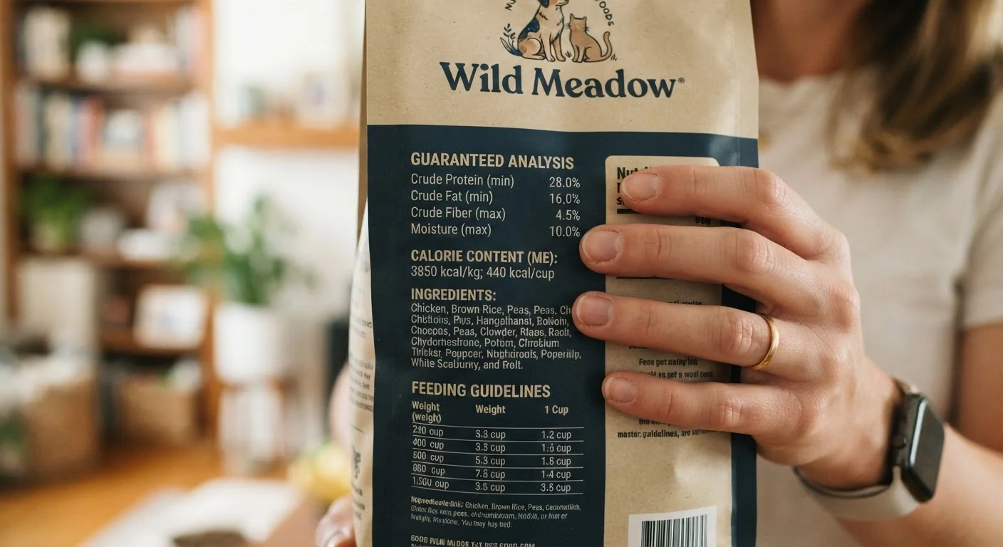 Reading a Pet Food Label Without Getting Lost in the Fine Print