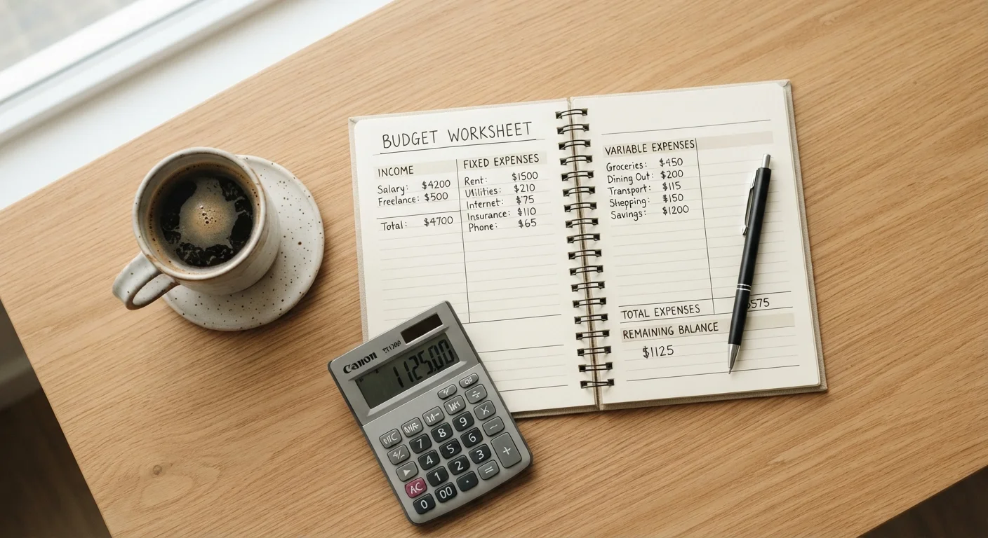 Your First Budget: A Plain-English Walkthrough from Zero